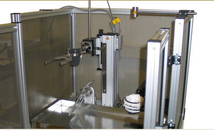 Bestand Materiële Gediplomeerde de Testmachine ISO 9185 van de gesmolten Metaalplons