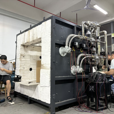 Oven voor het testen van de brandwerende coating van staalconstructies