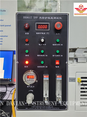 Laboratoriumproefmachine TPP Brandproef volgens ASTM F2700