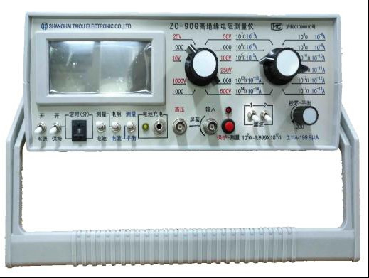 90G Meesinstrument voor de meting van de hoge isolatieweerstand Productprofiel Voor constructietechnische testen, laboratorium