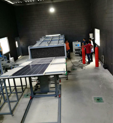 Intermitterende vlammetestmachine voor gebouw geïntegreerde fotovoltaïsche apparatuur ASTM E 108