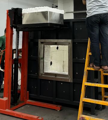 Verticale ontvlambaarheidstester / testmachine voor brandlaboratoria