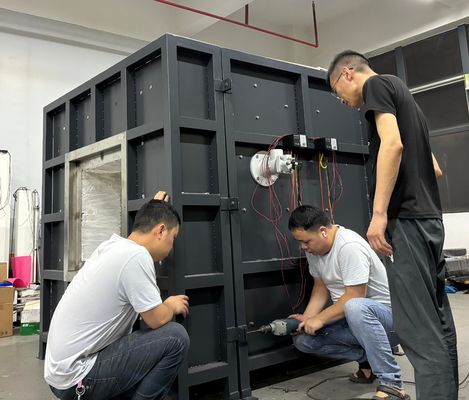 Hoog nauwkeurige stalen structuur vuurvaste coating testoven