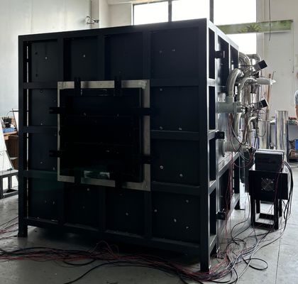 Branddichte coating Verbrandingsprestaties Kleine monstertestoven