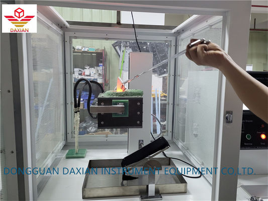 Beschermingskleding Liquid Smelt Metal Splash Resistance Tester Per ISO9185 Standard