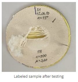 Het Darmstadt Machine Motorfiets Beschermende Slijtagetest Apparaat EN17092-1