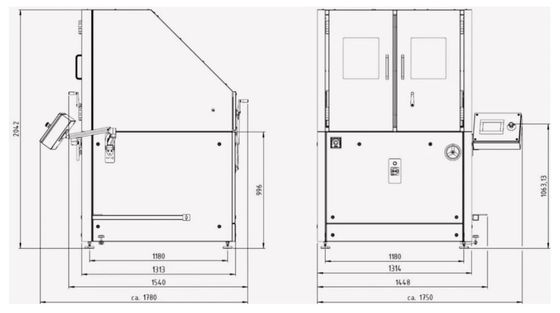 Het Darmstadt Machine Motorfiets Beschermende Slijtagetest Apparaat EN17092-1