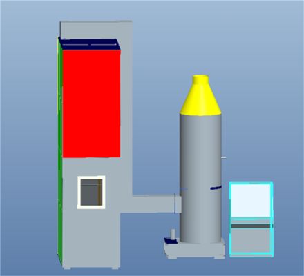 Draad- en kabelbundel verbrandingstester, verticaal geïnstalleerde bundel draden en kabels testmachine