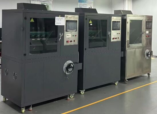 Hoogspanningslekkagevonkproefmachine is strikt ontworpen en vervaardigd in overeenstemming met GB/T6553-2003 en 1EC60587-1984.