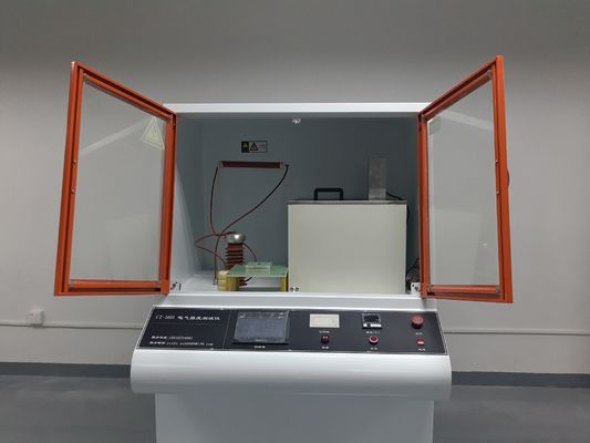 IEC 60243-1 Testmachine voor isolatiemateriaal 0~50kV Breukspanning Lab Testmachine