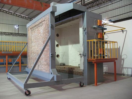ISO834-1 Standard Building Component Vertical And Horizontal Furnace For Fire Tests EN13381